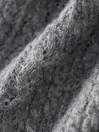 Vintage Charm: Plus Textured Knit Pullover
