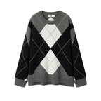 Women's Diamond Color Block Sweater
