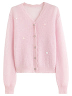 Easy-to-Wear Knitted Cardigan Sweater for Fall