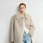 Women's Loose-Fit Turn-Down Collar Coat