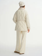 Women’s Waist-Defining Down Casual Winter Jacket