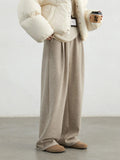 Women’s High Waisted Wide Leg Winter Pants Plush & Thick