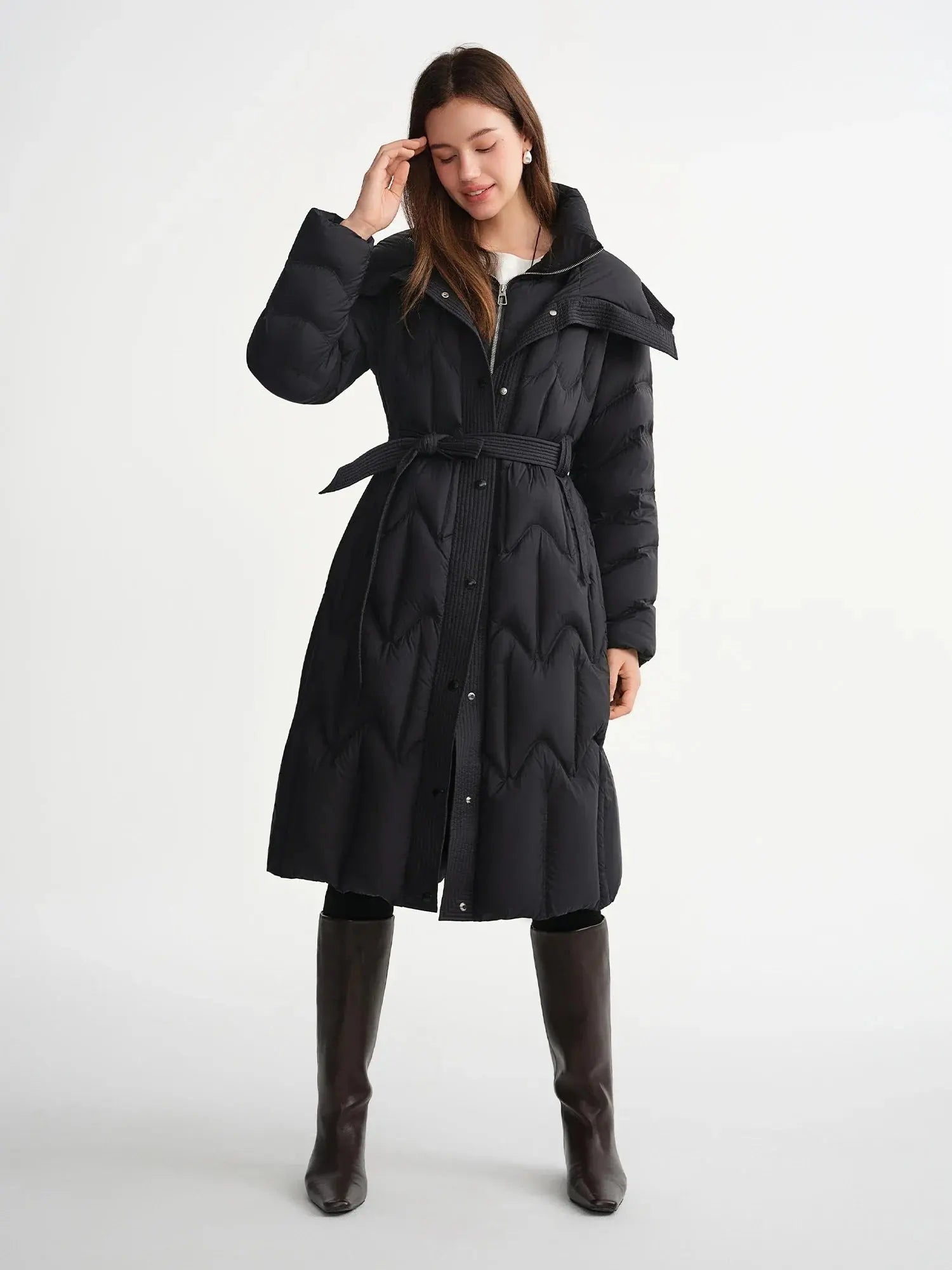 Plus Size Quilted Splicing Short Winter Jacket