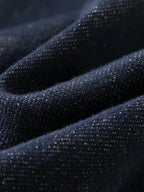 Handmade Sweet Crochet Collar Denim Jacket