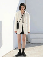Classic Solid Long Sleeve Coat