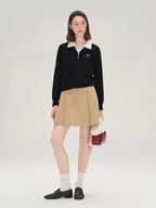 Plus Size Color-Block Faux-Layer Knit Top