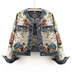 Women's Spring New Temperament Short Denim Jacket