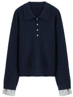 Twist Knit Cable Stitch Sweater