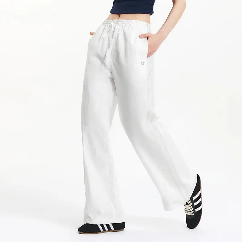 Summer Wide Leg Sporty Pants for Women