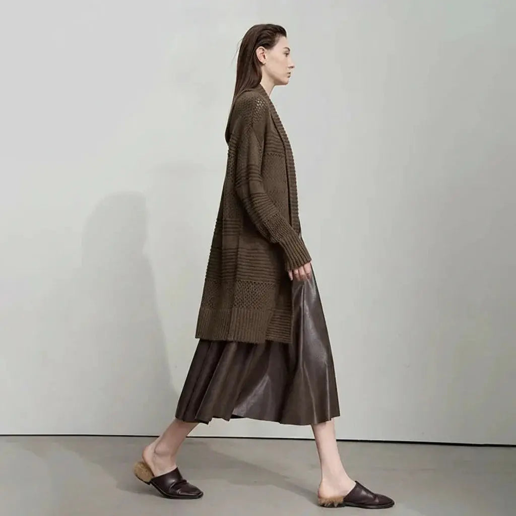 Minimalist Loose Knit Cardigan