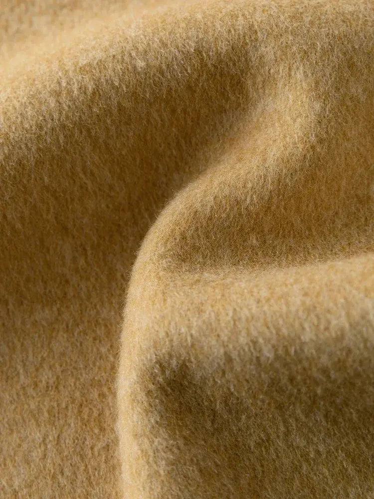 Chic Mid-Length Wool Temperament Jacket