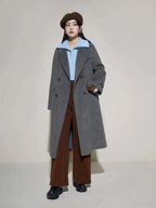 Chic Mid-Length Wool Temperament Jacket