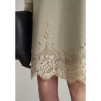 Turtleneck Knit Winter Dress for Women