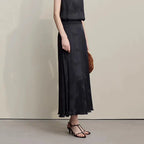 Elegant Chinese Jacquard Long Skirt