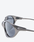 TITAN - Silver Mirrored Polarized Lenses, Satin Chrome Frame