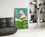 Seagull Science Glass Wall Art || Designer Collection