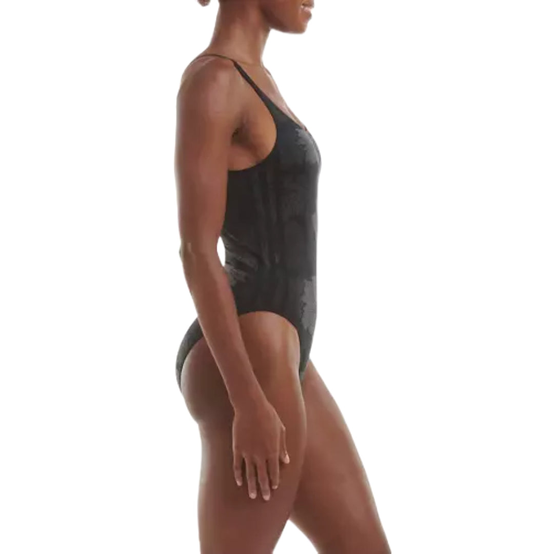 adidas 720 Degree Stretch Jacquard Bodysuit - Black / Black