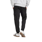 adidas Men's Essentials Feel Cozy Fleece Cargo Pants - Black