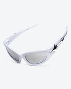 VERVE - Smoke Mirrored Lenses, White Frame