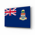 Cayman Islands Flag Glass Wall Art