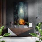 Darkness Brushed Aluminum Dibond Wall Art