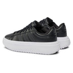 adidas Women's Grand Court Platform (Core Black / Core Black / Carbon)