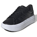 adidas Women's Grand Court Platform (Core Black / Core Black / Carbon)