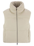 Herno Women Velvet Sleeveless Down Jacket