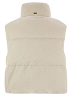 Herno Women Velvet Sleeveless Down Jacket
