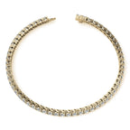 12.00 CTW Lab Grown Diamond Tennis Bracelet | G/VS AGI Certified | 14kt White or Yellow Gold