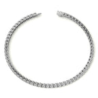 3.50 CTW Lab Grown Diamond Tennis Bracelet  in 14kt White/Yellow Gold (G/VS) AGI Certified
