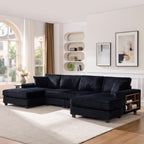 U-Shaped Convertible Sofa, 4 Seater Large Living Room Lounge