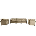 Elegant Oversized Sectional Sofa Set With Deep Seats And Flexible Layout