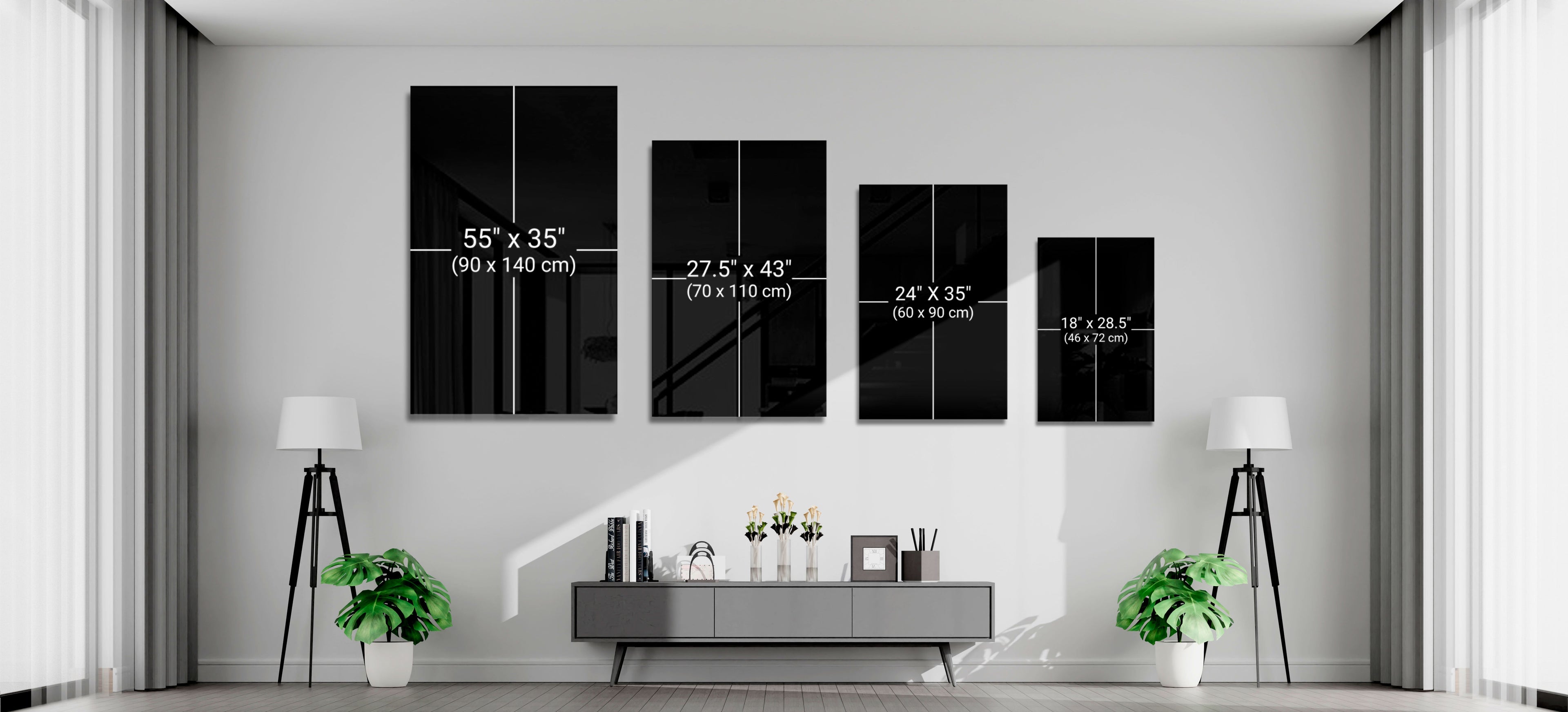 Flag of Greece Glass Wall Art