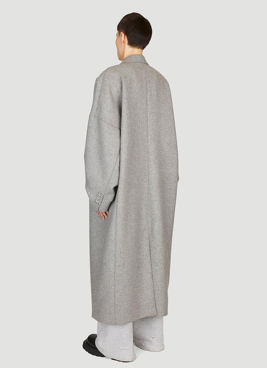 Dolce & Gabbana Men Double-Breasted Wool Coat