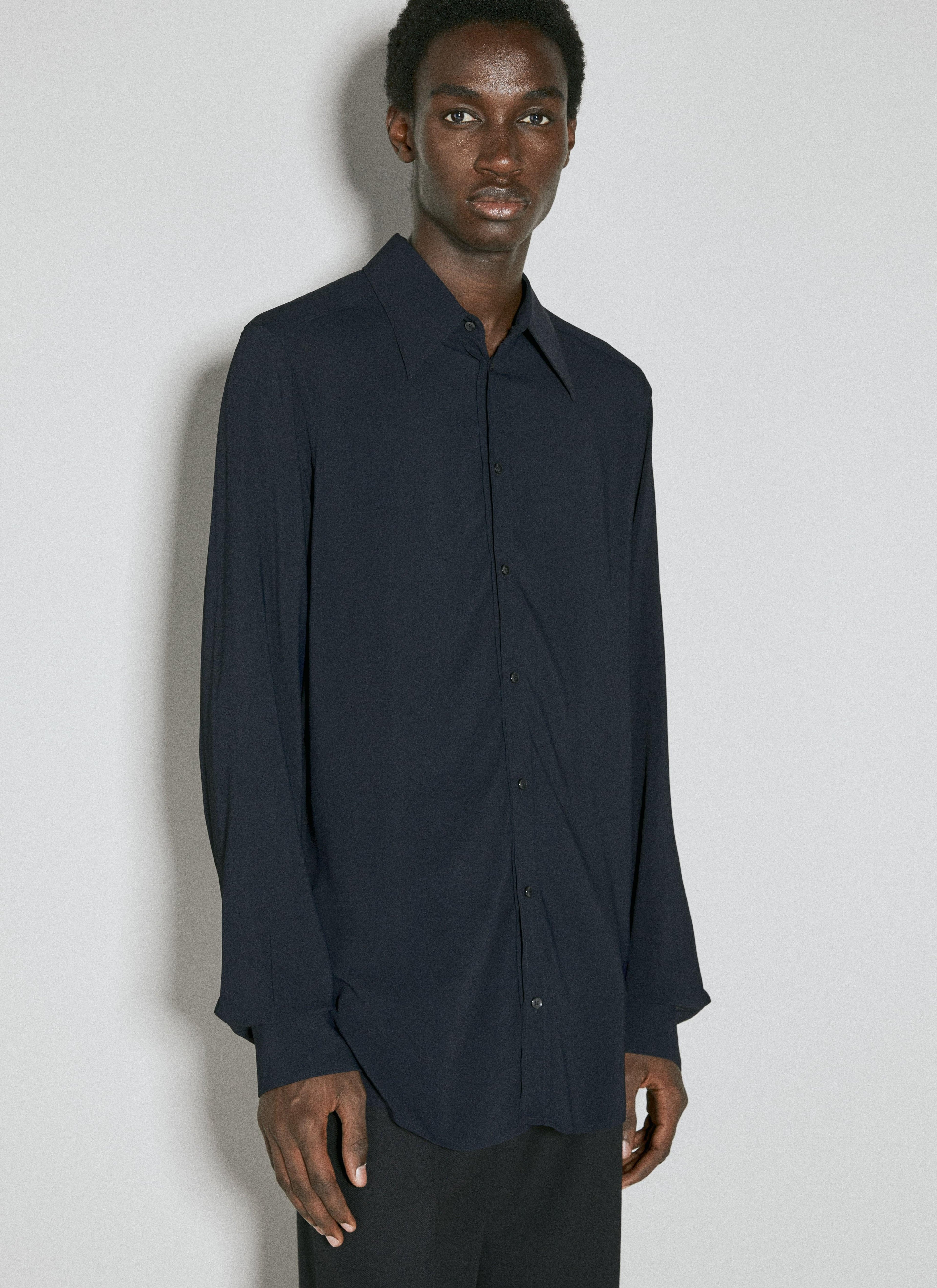 Dolce & Gabbana Men Martini Fit Stretch Charmeuse Shirt