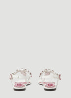 Dolce & Gabbana Women Crystal Embellished Majolica Sandals