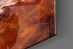 Beach Walk Glass Wall Art || Designer Collection