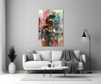 Vibrant Abstract Spartan Glass Wall Art