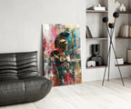 Vibrant Abstract Spartan Glass Wall Art