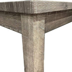 3 Piece Counter Bar Dining Set Table With Electric Outlet And 2 USB Ports, Tufted Upholstered Stools - Brown / Beige