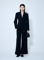 Ganni Women Solid Twill Suiting Cargo Pants