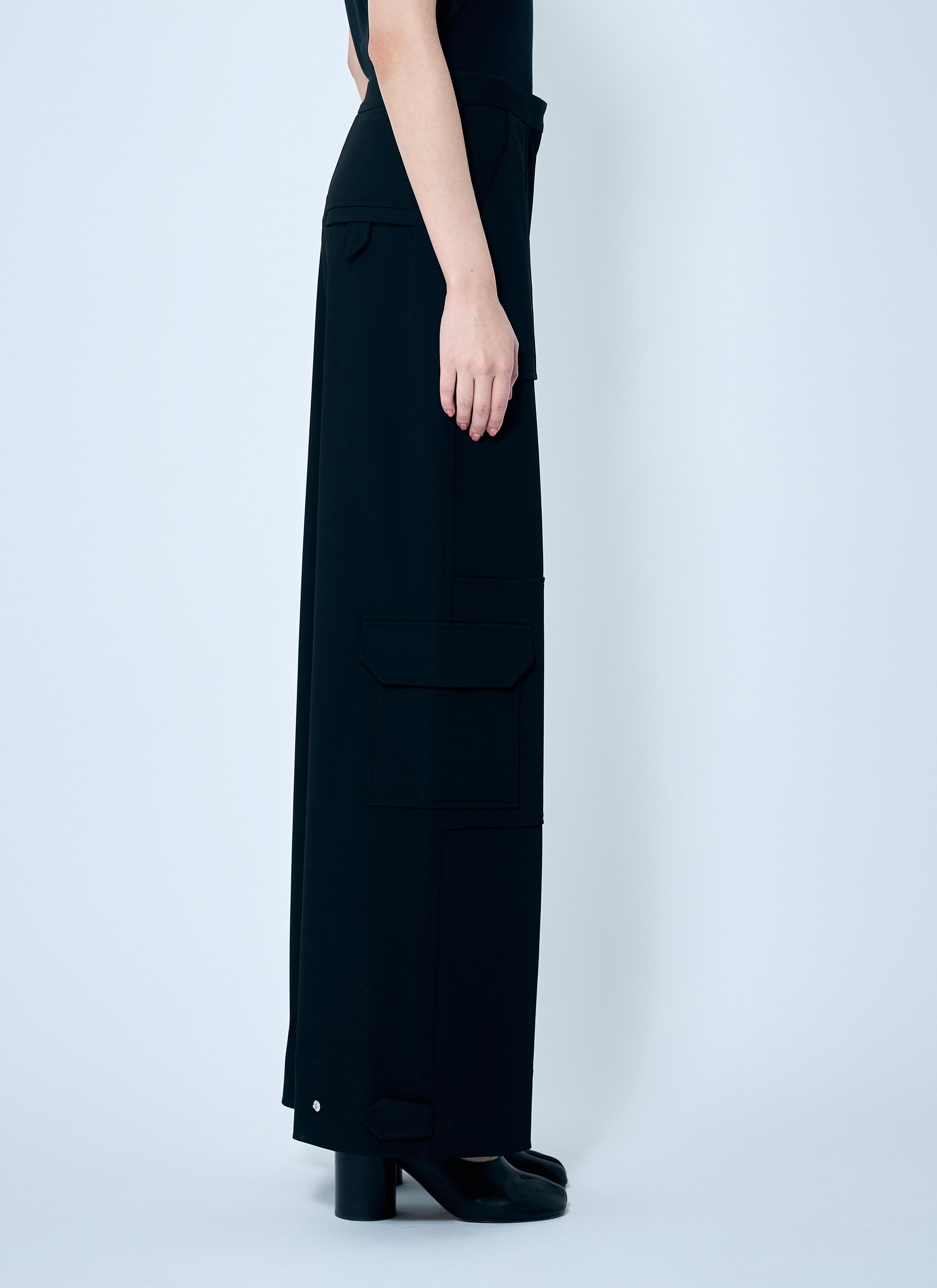 Ganni Women Solid Twill Suiting Cargo Pants