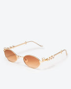 SOLEIL - Clear Lenses, Gold Chrome Frame
