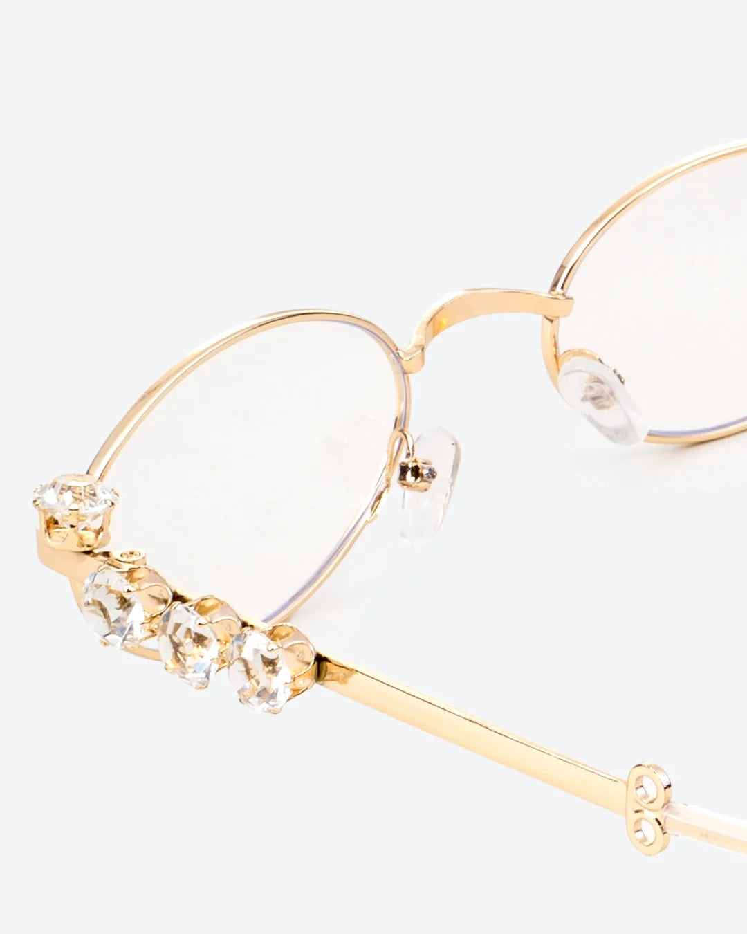 SOLEIL - Clear Lenses, Gold Chrome Frame