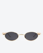 SOLEIL - Black Lenses, Gold Chrome Frame