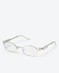 SOLEIL - Clear Lenses, Chrome Frame