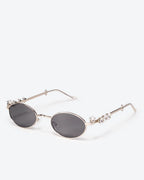 SOLEIL - Amber Gradient Lenses, Gold Chrome Frame