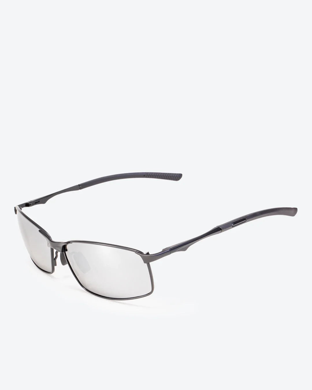 THEO - Black Polarized Lenses, Titanium Steel Frame