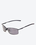 THEO - Black Polarized Lenses, Satin Black Frame